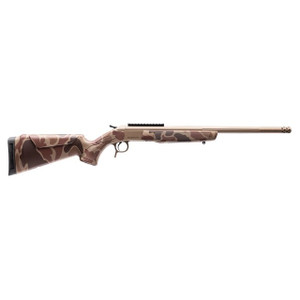CVA Scout TD V3 Single-Shot Rifle 450 Bushmaster 22" Barrel - Cerakote FDE/Duck Camo -