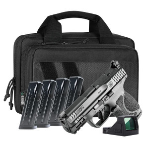 Smith & Wesson M&P 9 M2.0 Performance Center Compact Carry Pistol 9mm 3.6" 15 Round with Carry On Bundle - 02218890541