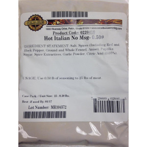Excalibur Seasoning Hot Italian Seasoning - 0.50 lb Package
