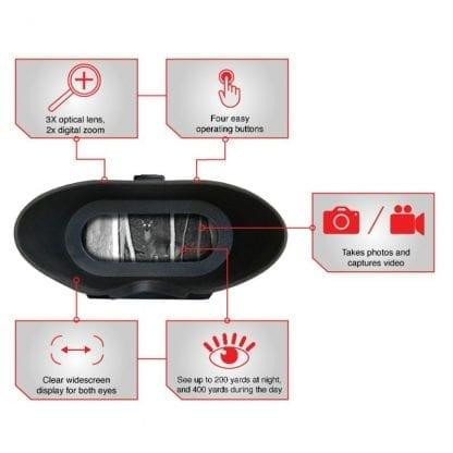 X-Vision Optics Hands Free Deluxe Digital Night Vision Binoculars