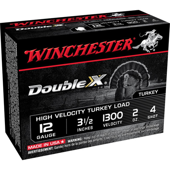 Winchester Ammo Double X Turkey Shotshells 12 Gauge 3 1/2 in 2oz