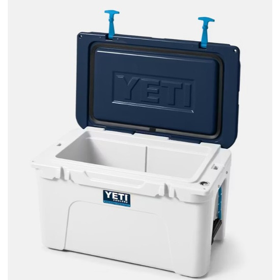 Yeti Tundra 45 Hard Cooler - White/Blue - Presleys Outdoors