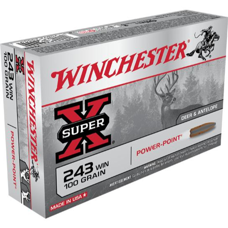 Winchester Super-X PP - 243 WIN - 100gr - 20RD