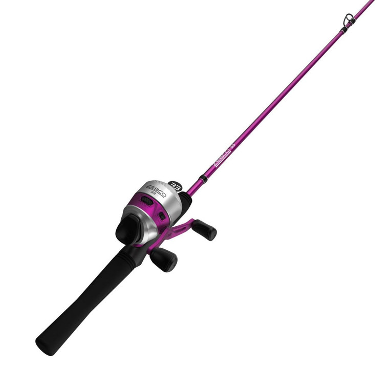 Zebco-33-Spincast-Combo-Pink-