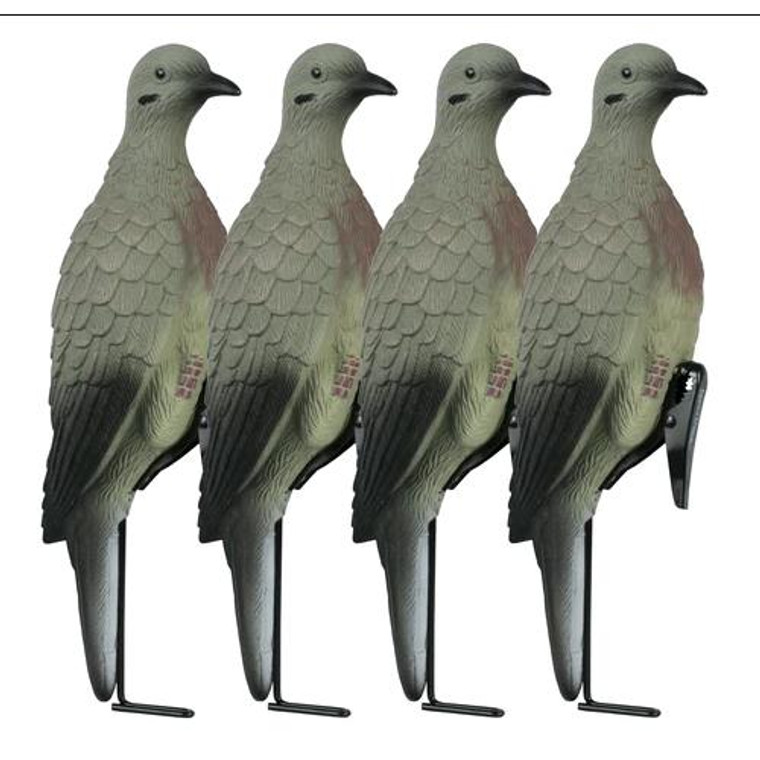 Lucky Duck Clip-On Doves with Stakes 4pk - 605093300206