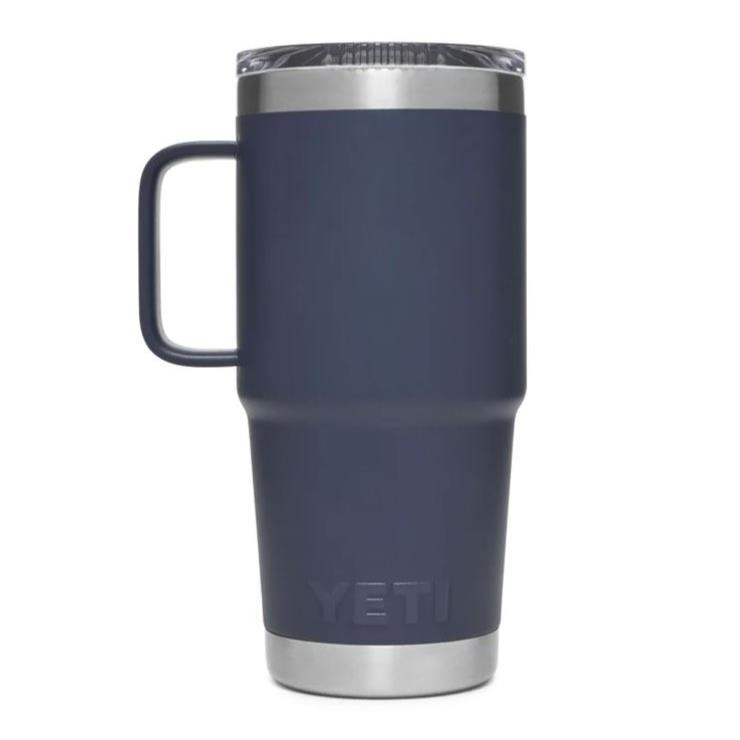Yeti Rambler 20oz Travel Mug With Stronghold Lid Navy Presleys Outdoors