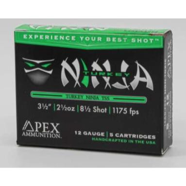 Apex Ammunition Turkey Ninja TSS Shotshells 12 Gauge 3 1/2 in 2 1
