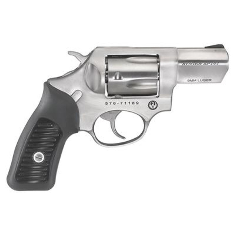 Ruger Model SP101 9mm 2.25" Barrel Satin Stainless Finish- 5 Round - 736676057832
