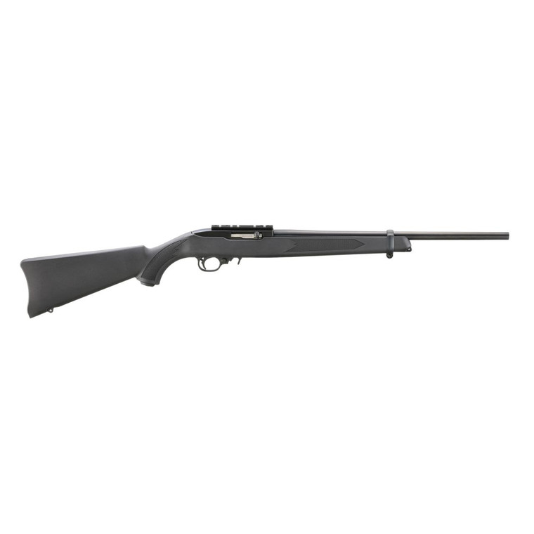 Ruger 10/22 Carbine 22 LR 10+1 18.50" Satin Black Alloy Steel Barrel, Satin Black Picatinny Rail Steel Receiver, Black Synthetic Fixed Stock - 736676312108