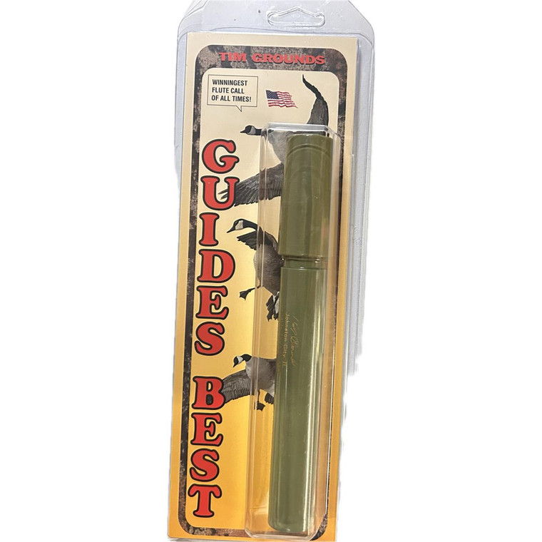 Tim Grounds Guides Best Flute Canada Goose Call- Green - 400002003458