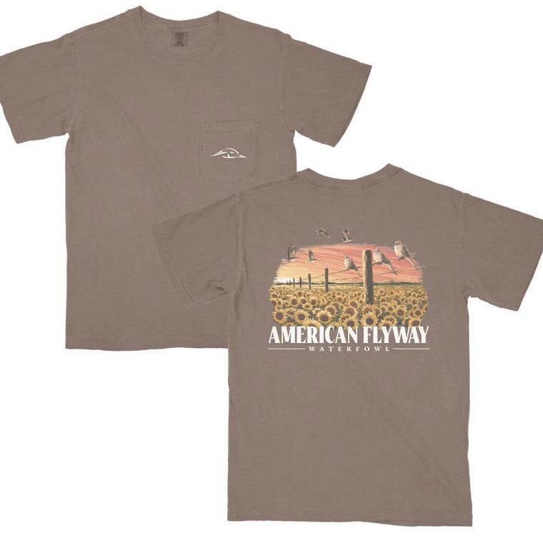 American Flyway Waterfowl Flying Dove Tee -