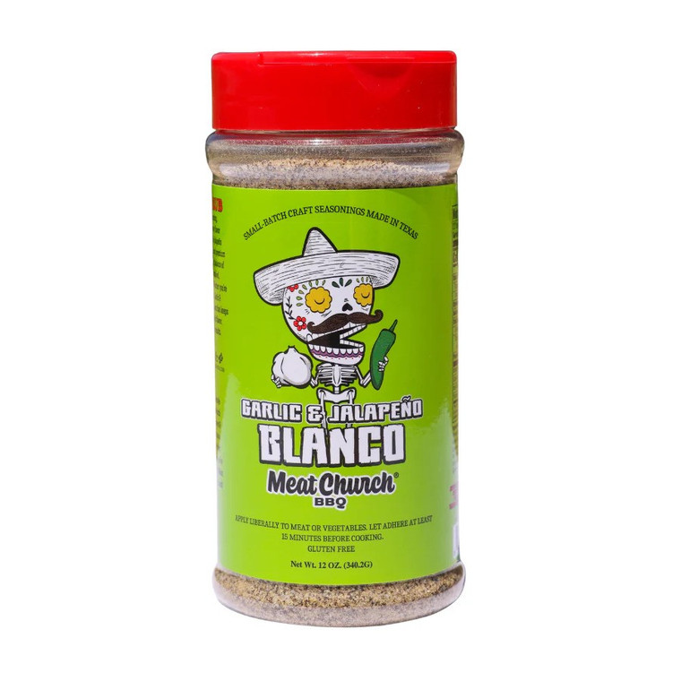 Meat Church Blanco Garlic Jalapeño Blend Seasoning 12oz - Presleys