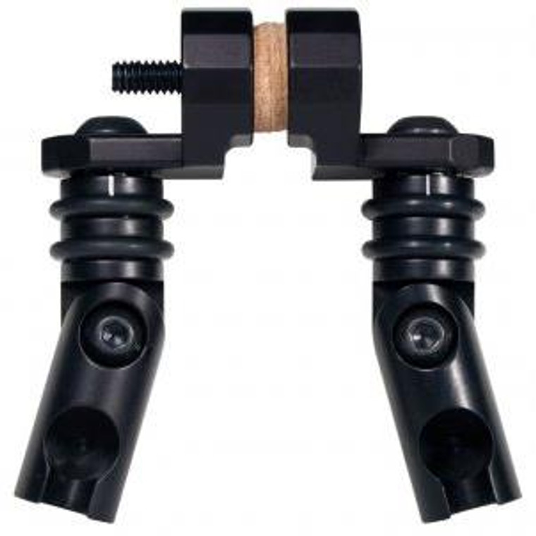 Dead Center Archery Dual  Riser Mounts With QDC Adj Arms