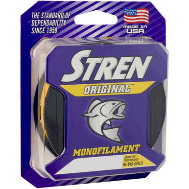 Stren Original Hi Vis Gold Monofilament Fishing Line 10lb 100Yds ~ New 