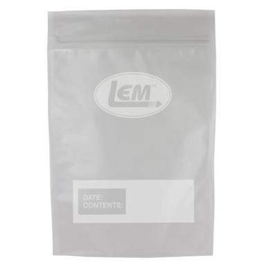 Quart Vacuum Seal Zipper Bags - 8 X 12 Resealable