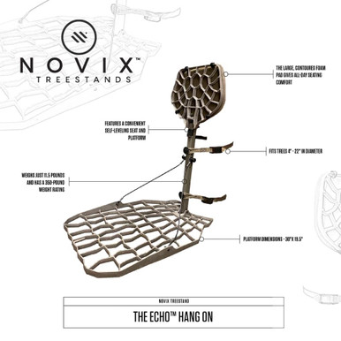 Echo Hang On Foot Rests – Novix Outdoors