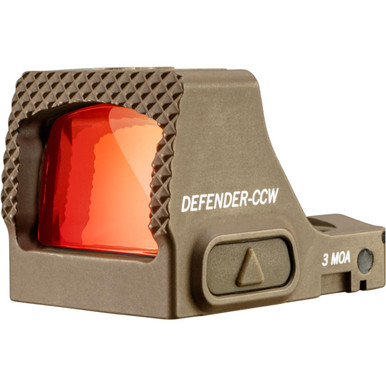 Vortex Optics Defender-CCW Red Dot 3 MOA - Tan - Presleys Outdoors