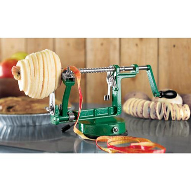 Apple Peeler, Corer and Slicer with Vacuum Base