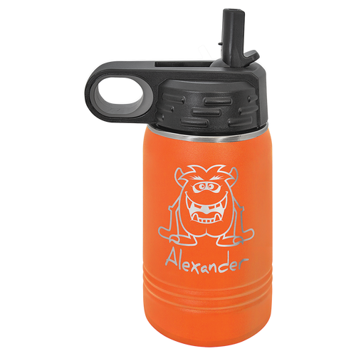 12 OZ ORANGE WATER BOTTLE