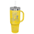 40 oz. Yellow Travel Mug with Handle, Straw Included