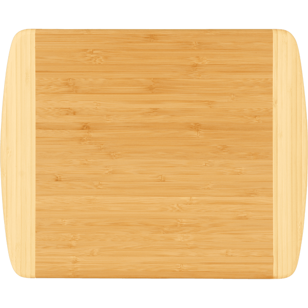 13 1/2" x 11 1/2" Bamboo 2-Tone Cutting Board