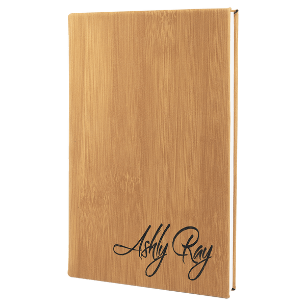 5.25X8.25 BAMBOO JOURNAL LINED PAPER,LASER LEATHER