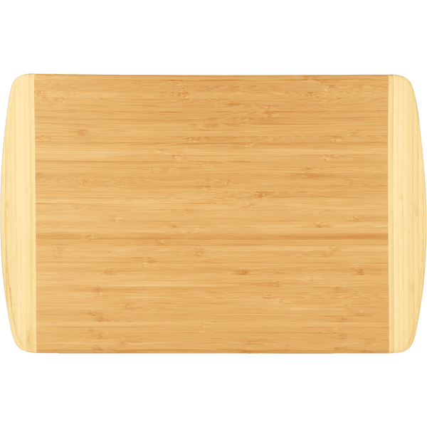 18X12 BAMBOO CUTTNG BOARD 2 TONE, RECTANGLE