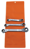 SKU : ROW-3  -  3-PC. SAE Offset Wrench Set - Vinyl Pouch
