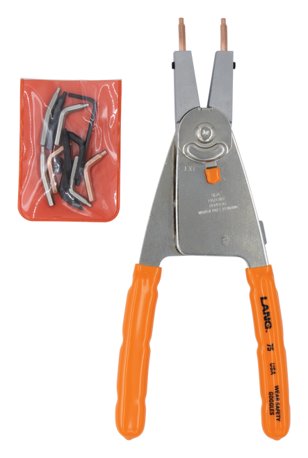 SKU : 75  -  Quick Switch Pliers with Automatic Ratchet Lock and Tip Kit