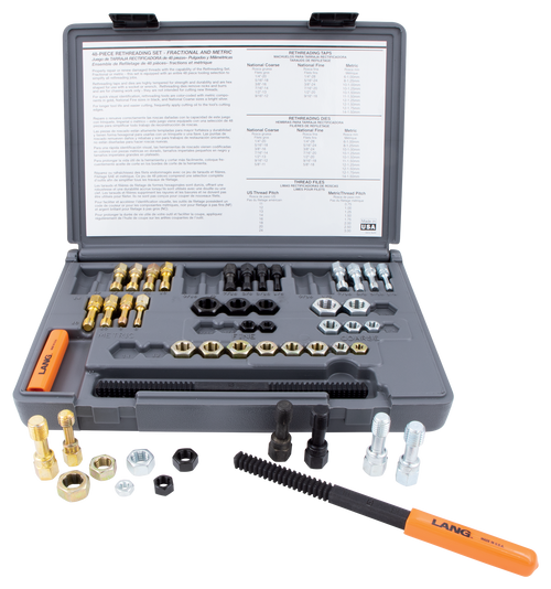SKU : 971  -  48 Pc. SAE and Metric Thread Restorer Kit