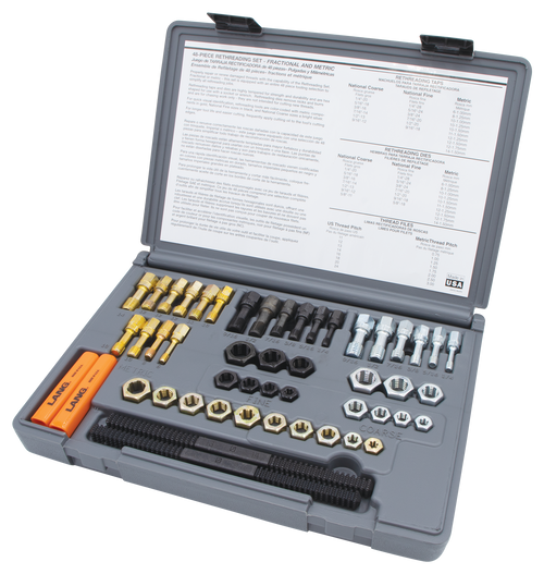 SKU : 971  -  48 Pc. SAE and Metric Thread Restorer Kit