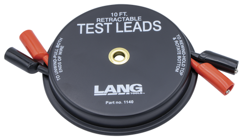 SKU : 1140  -  Retractable Test Leads - 2 Leads x 10 ft.