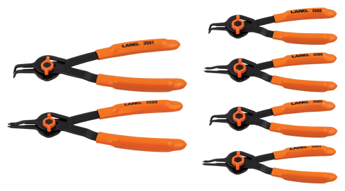 SKU : 3597 - 6-Pc. Combination Internal/External Snap Ring Pliers Set