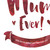 The Most Amazingly Awesome Mum Personalised Print in Pomegranate (Detail) by Dig The Earth