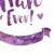 The Most Amazingly Awesome Nan Personalised Print in Purple Plush (Detail) by Dig The Earth
