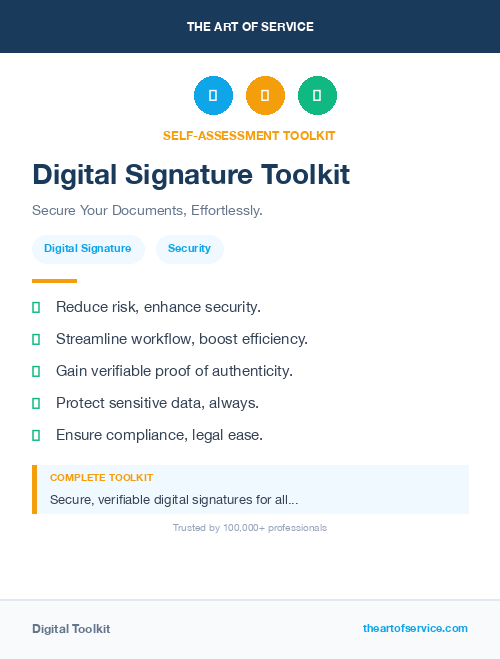 Digital Signature Toolkit