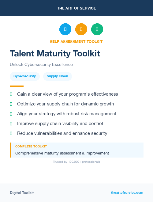 Talent Maturity Toolkit