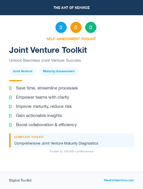 Joint Venture Toolkit