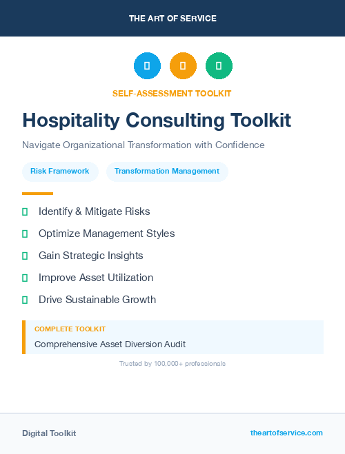 Hospitality Consulting Toolkit