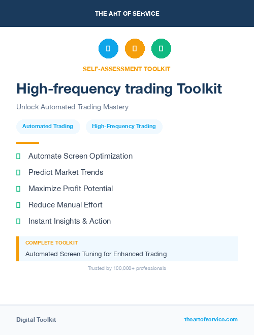 High-frequency trading Toolkit