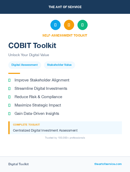 COBIT Toolkit