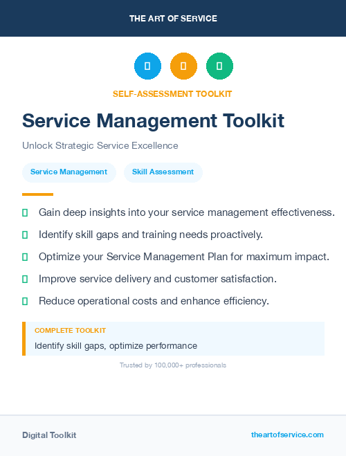 Service Management Toolkit
