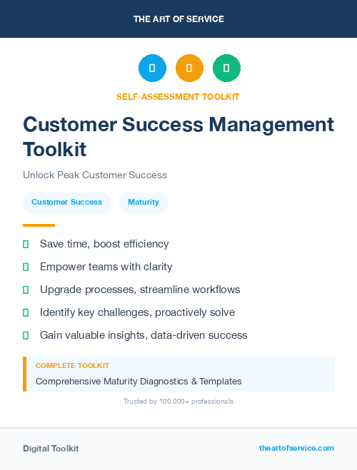 Customer Success Management Toolkit