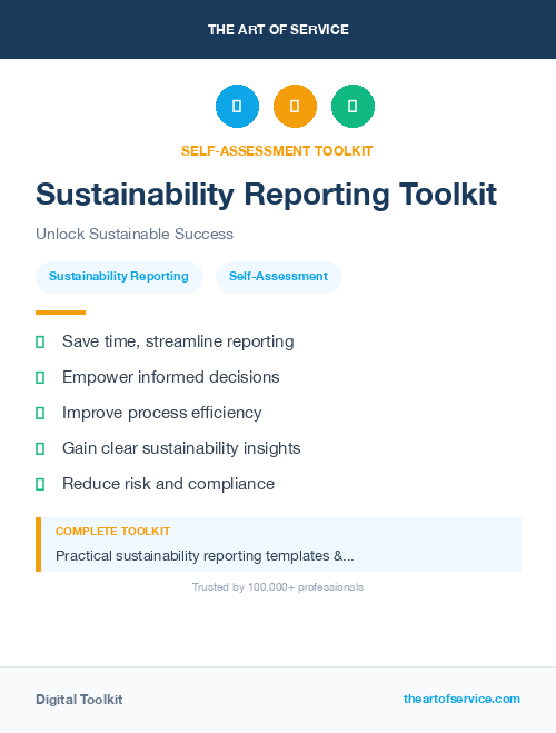 Sustainability Reporting Toolkit