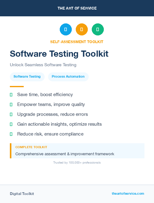 Software Testing Toolkit