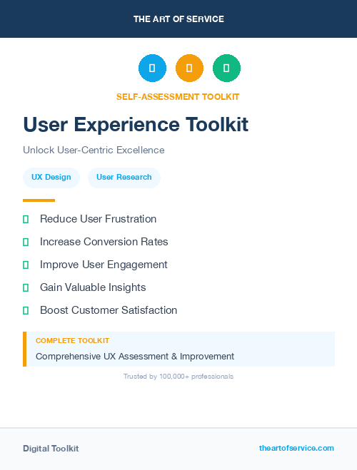 User Experience Toolkit