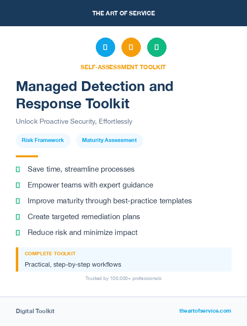 Managed Detection and Response Toolkit