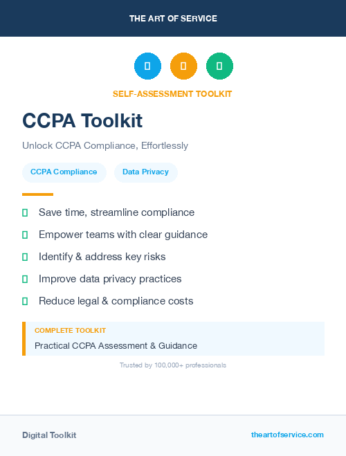 CCPA Toolkit