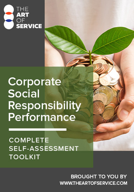 Corporate Social Responsibility Performance Toolkit