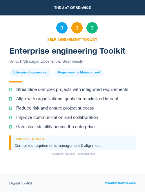 Enterprise engineering Toolkit